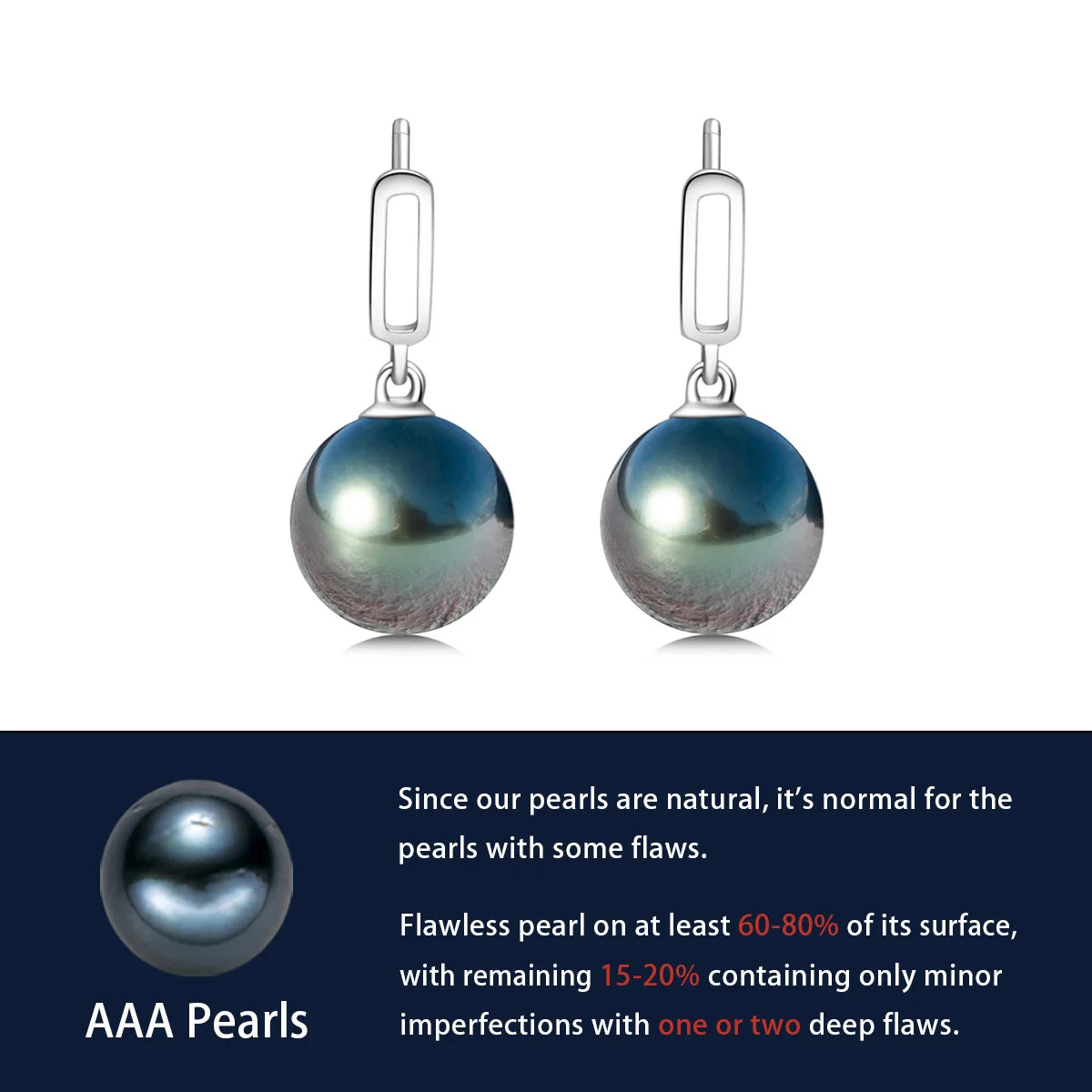 Black Pearl Earrings