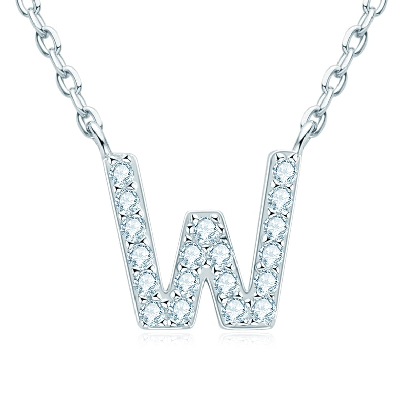 Holloway Jewellery Moissanite Initial Necklace UK