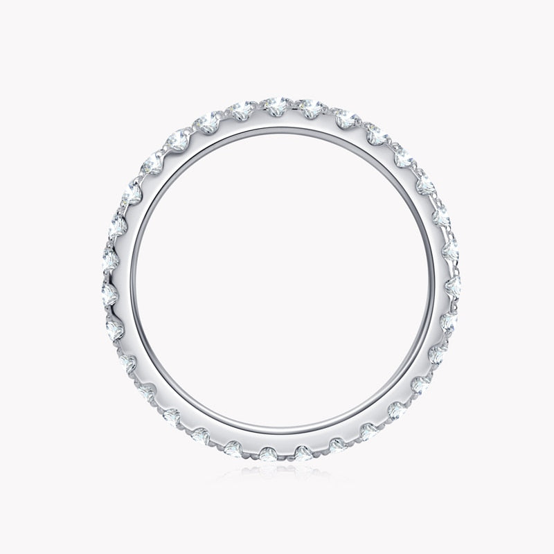 2mm moissanite eternity ring full eternity ring Holloway Jewellers