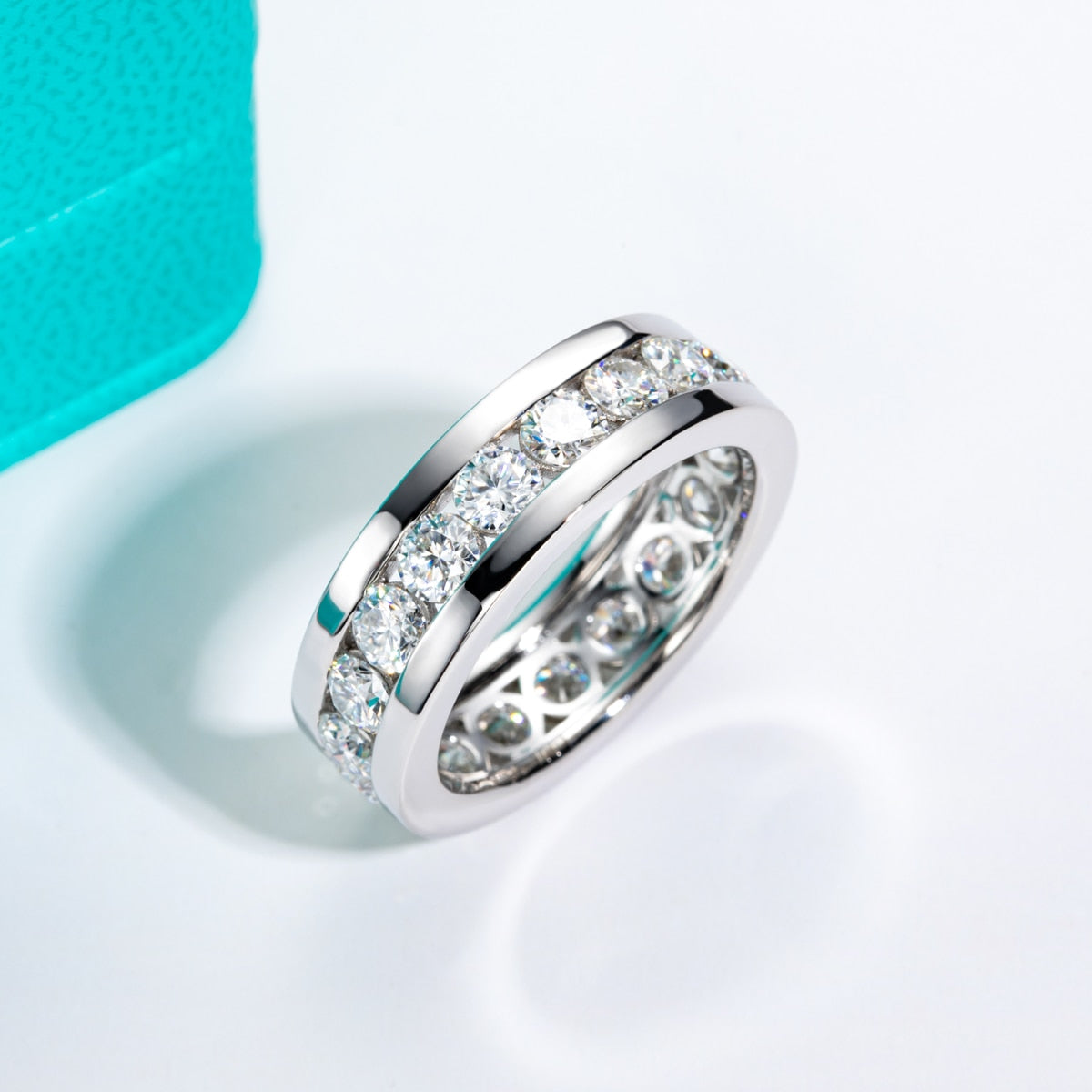 mens moissanite ring eternity ring holloway jewellery UK