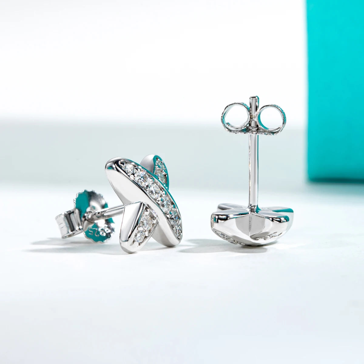 Holloway Jewellery UK Moissanite Stud Earrings