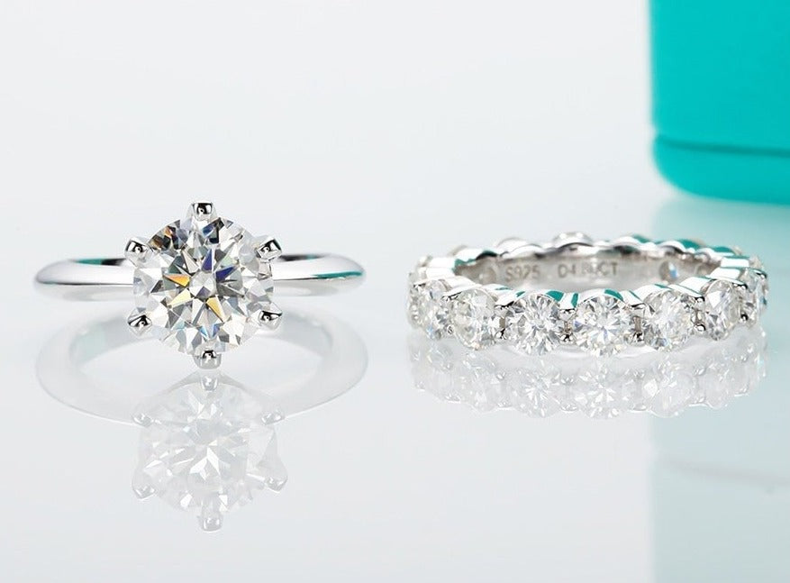 Holloway Jewellery Moissanite Ring Set Popular Ring Set 2023