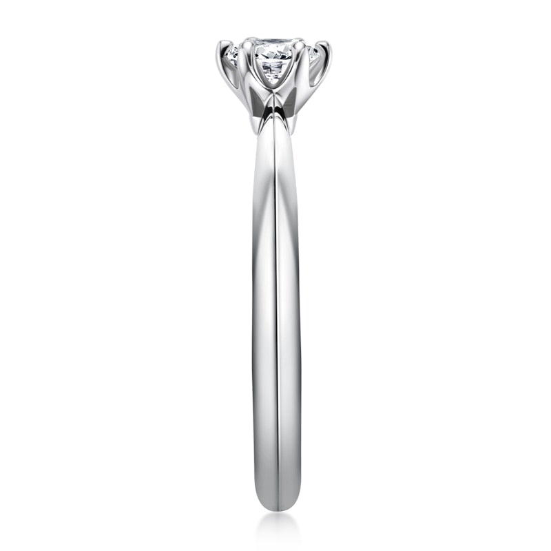0.5 Carat Solitaire Engagement Ring Moissanite Diamond Ring 925 Sterling Silver