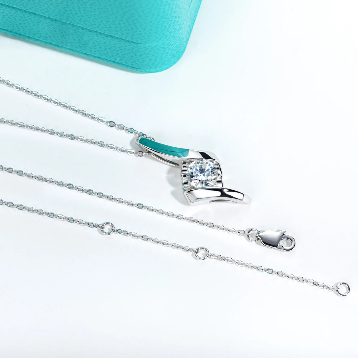 Moissanite Diamond Pendant Necklace Free Shipping Canada