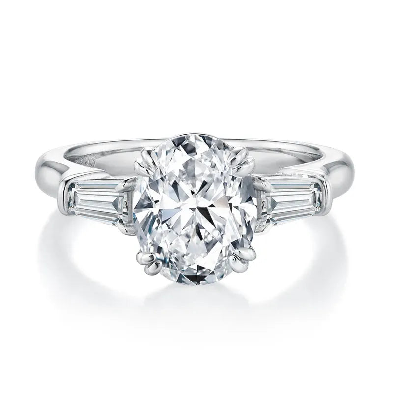 Holloway Jewellery Oval Cut Moissanite Diamond Ring Australia