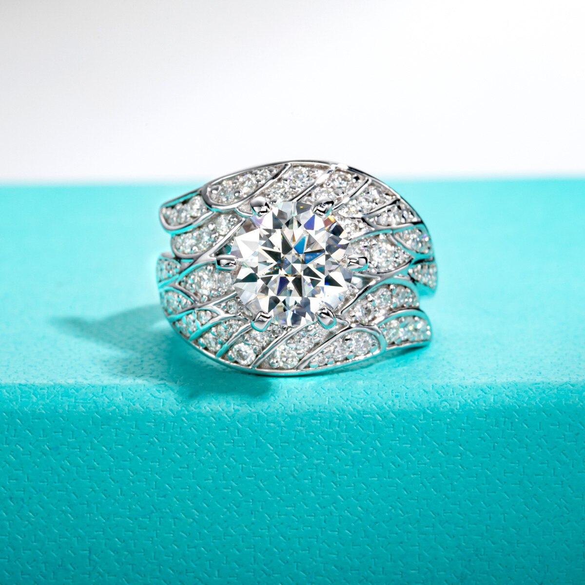 Moissanite Diamond Ring Free Shipping US