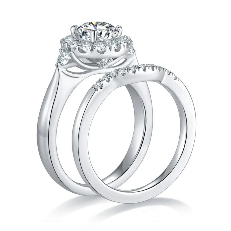 Moissanite Diamond Ring Set Australia