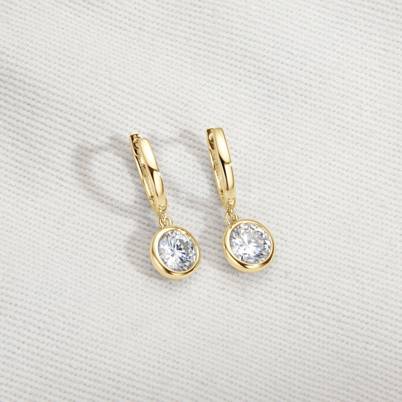 Moissanite Diamond Earrings Holloway Jewellery