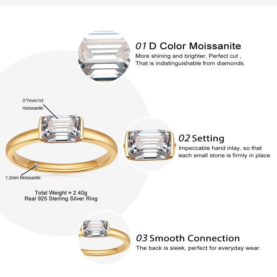 Moissanite Engagement Ring Holloway Jewellery