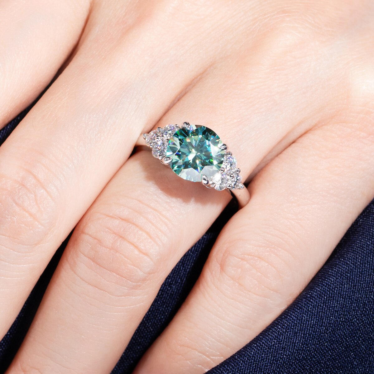 Holloway Jewellery Canada Moissanite Ring Sterling Silver