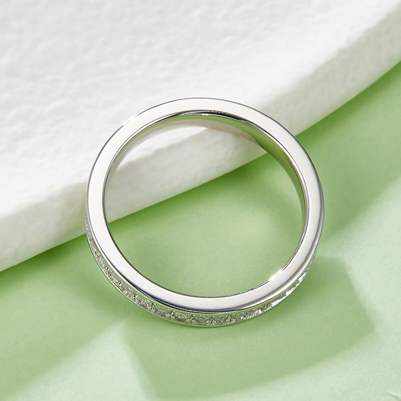 moissanite eternity ring Canada Holloway Jewellery