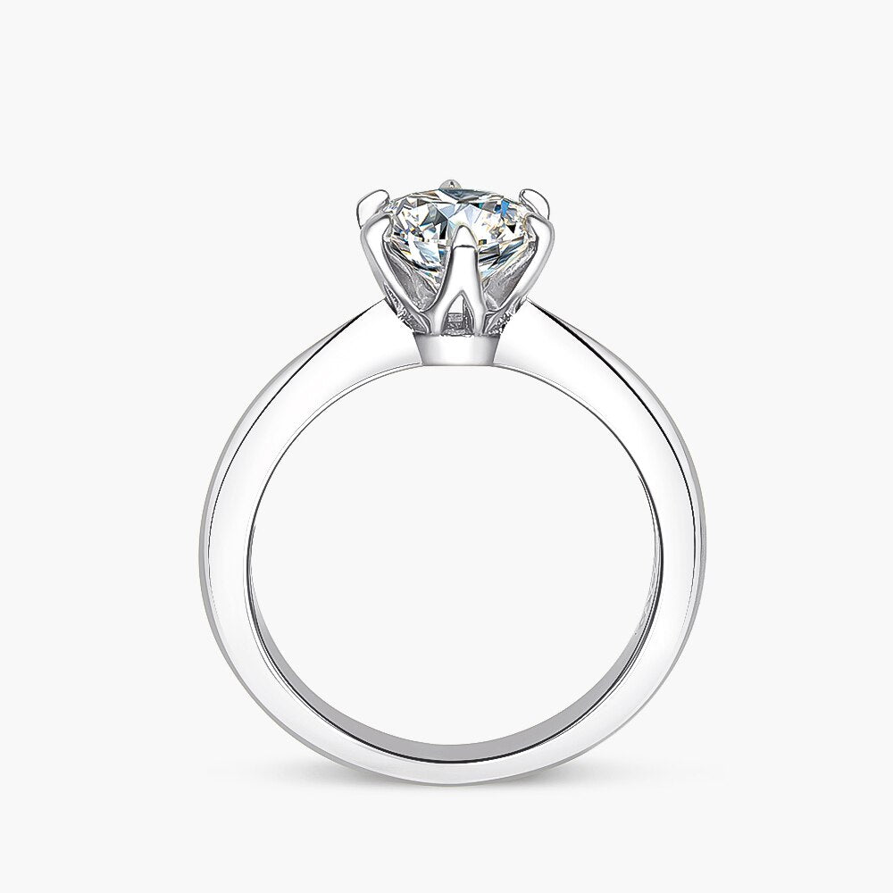 1 ct moissanite ring holloway jewellery