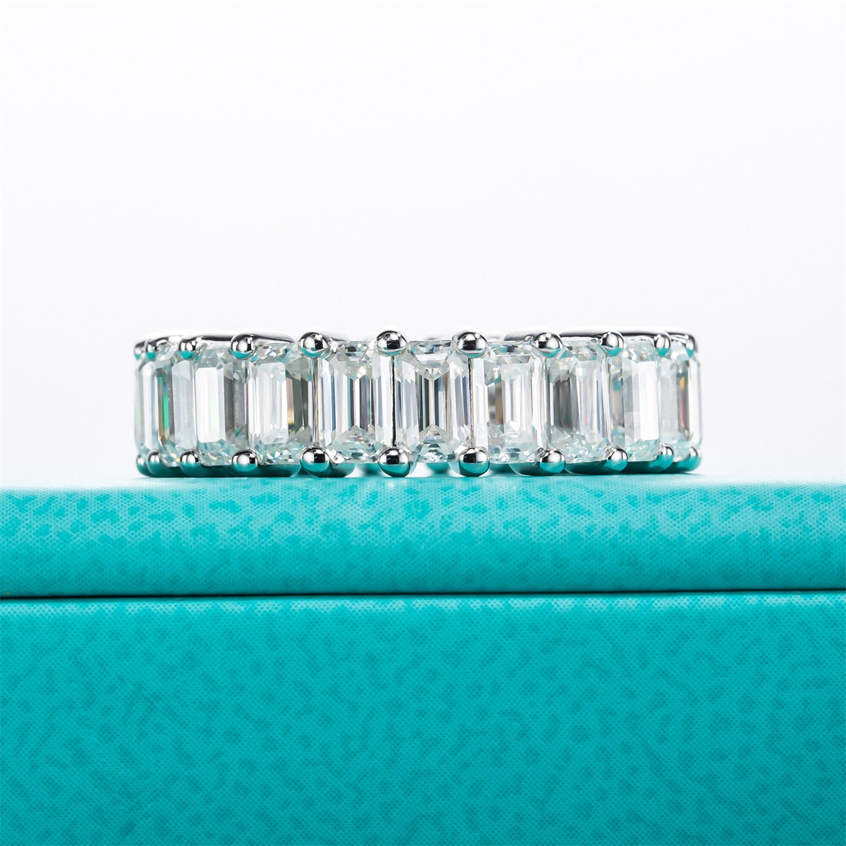 Moissanite Diamond Eternity Ring Free Shipping UK