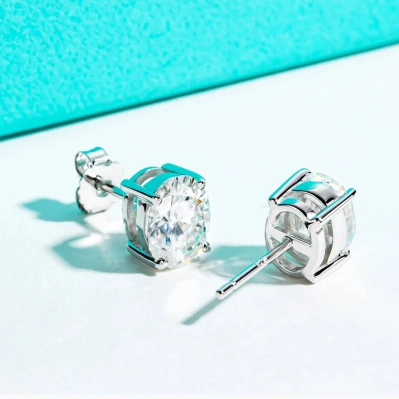 Moissanite Stud Earrings