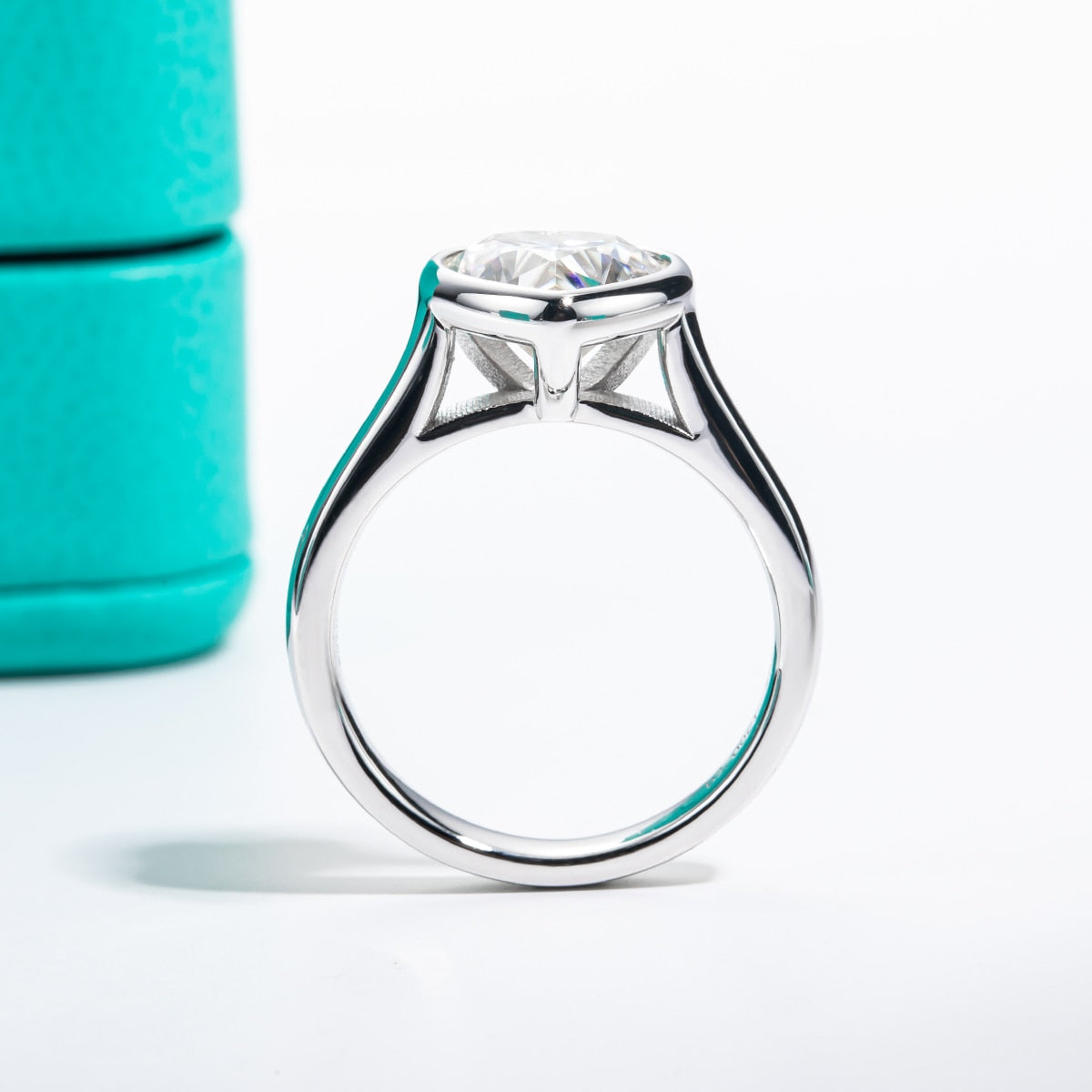 Free Shipping Canada Heart Moissanite Diamond Ring