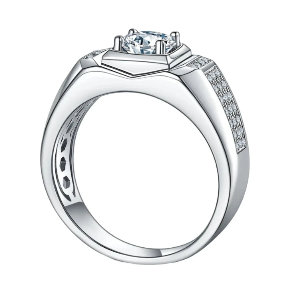 mens moissanite ring holloway jeweller