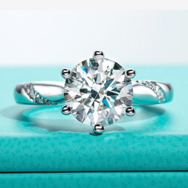 Holloway Jewellery US Moissanite Diamond Engagement Ring