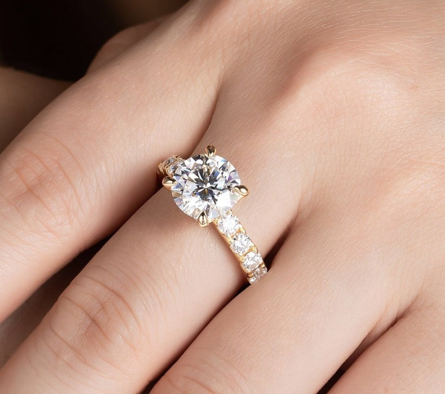 Moissanite Ring UK Moissanite Engagement Ring UK