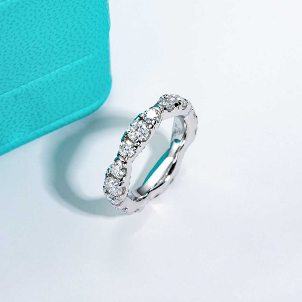 Eternity Moissanite Ring Free Shipping US