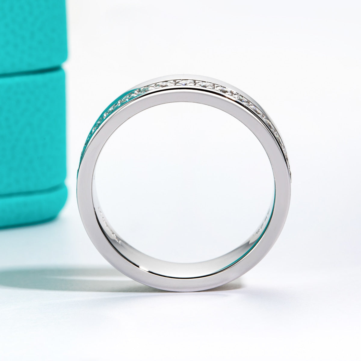 Moissanite Mens Ring Holloway Jewellery