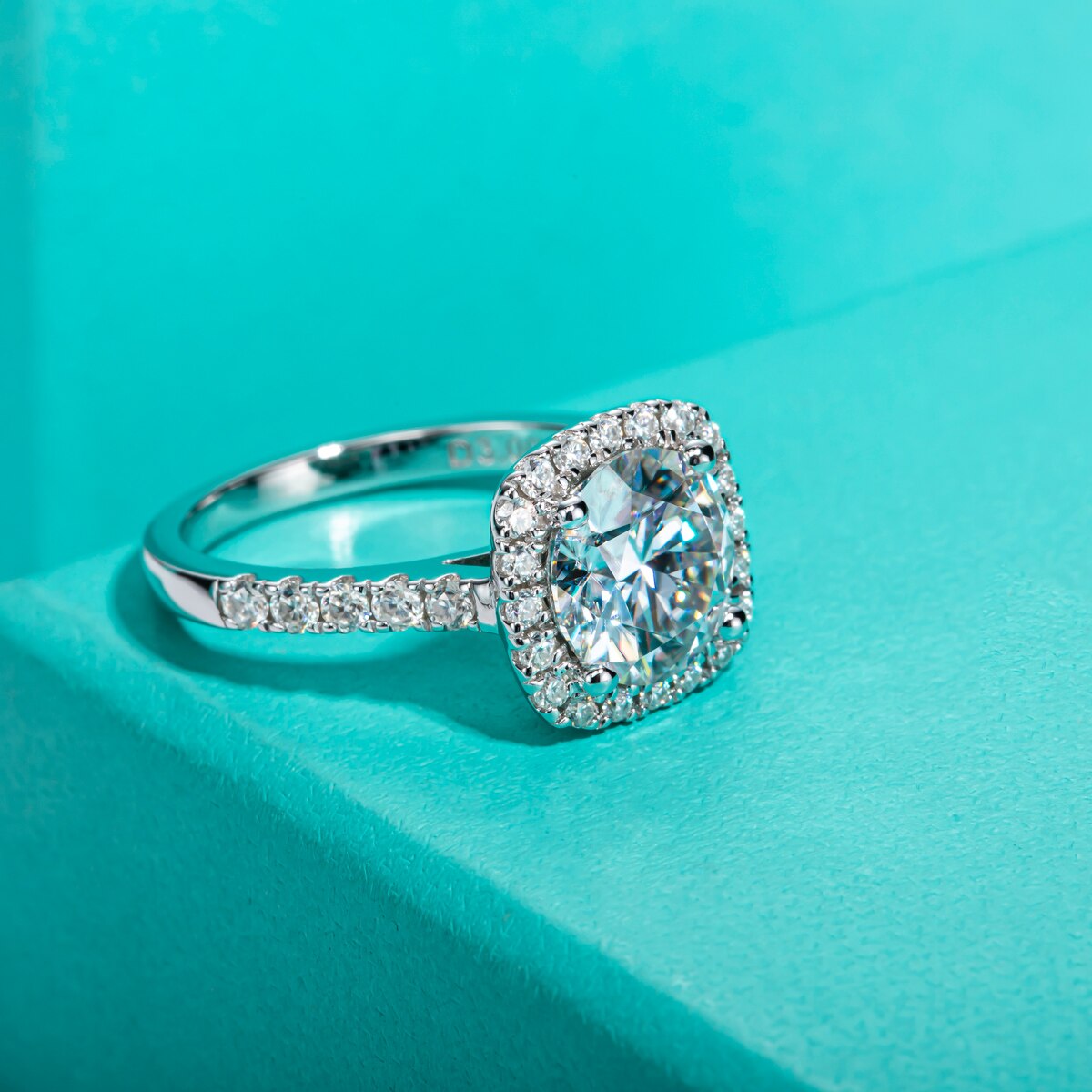 Free Shipping US Moissanite Diamond Ring
