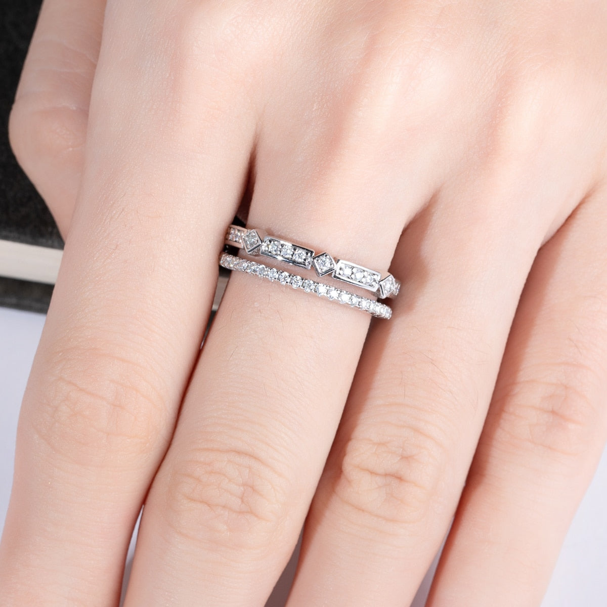 Holloway Jewellery NZ Sterling Silver Moissanite Diamond Ring