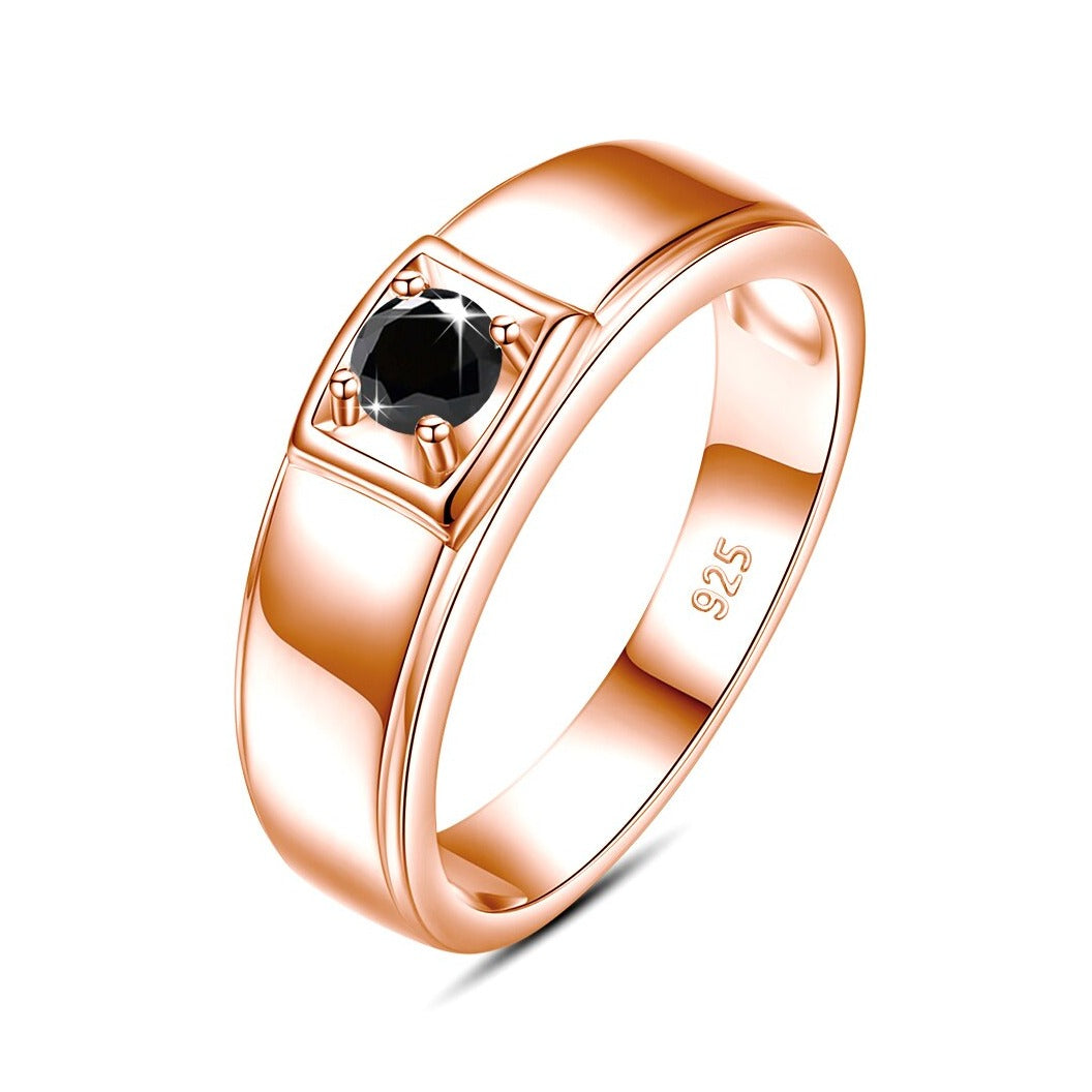 Mens Moissanite Ring Holloway Jewellery