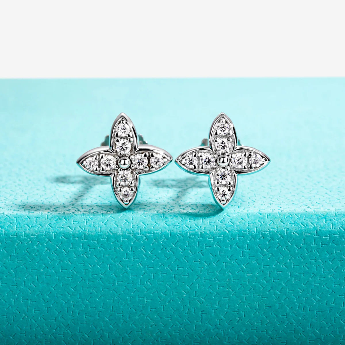 Moissanite Diamond Stud Earrings