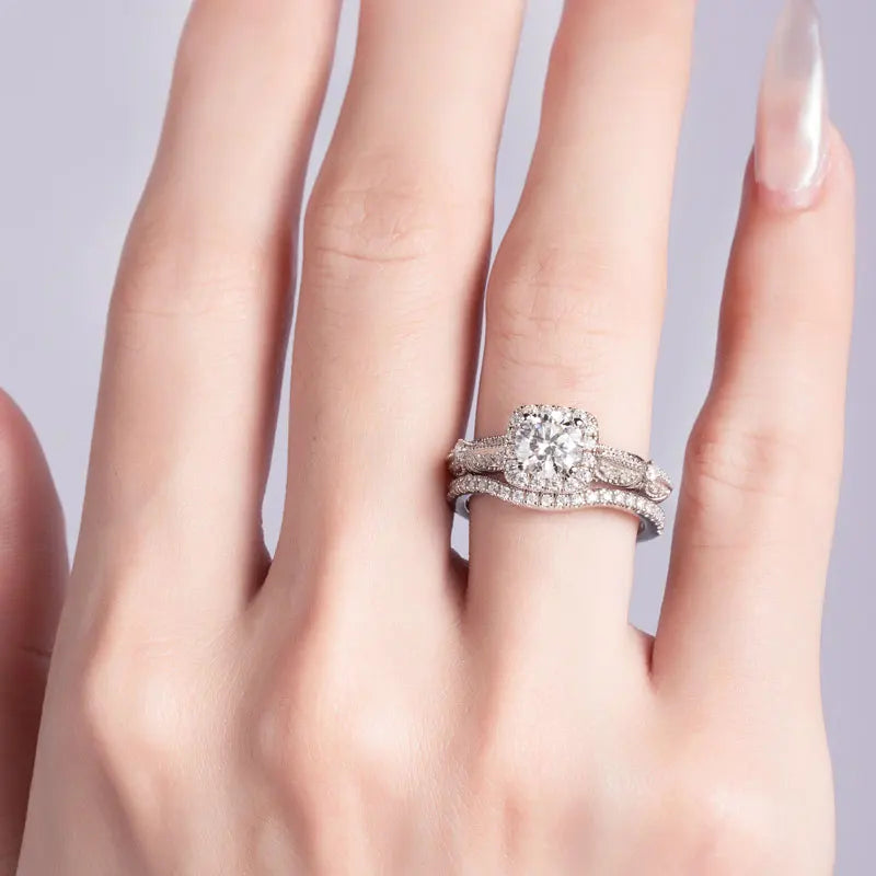 Holloway Jewellery Canada Moissanite Diamond Ring Set