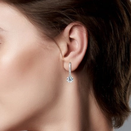 Holloway Jewellery US Moissanite Diamond Earrings