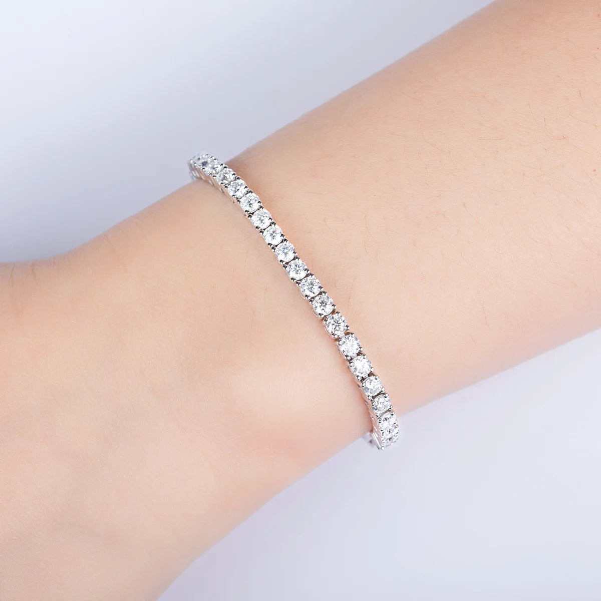 Moissanite Diamond Tennis Bracelet Free Shipping NZ