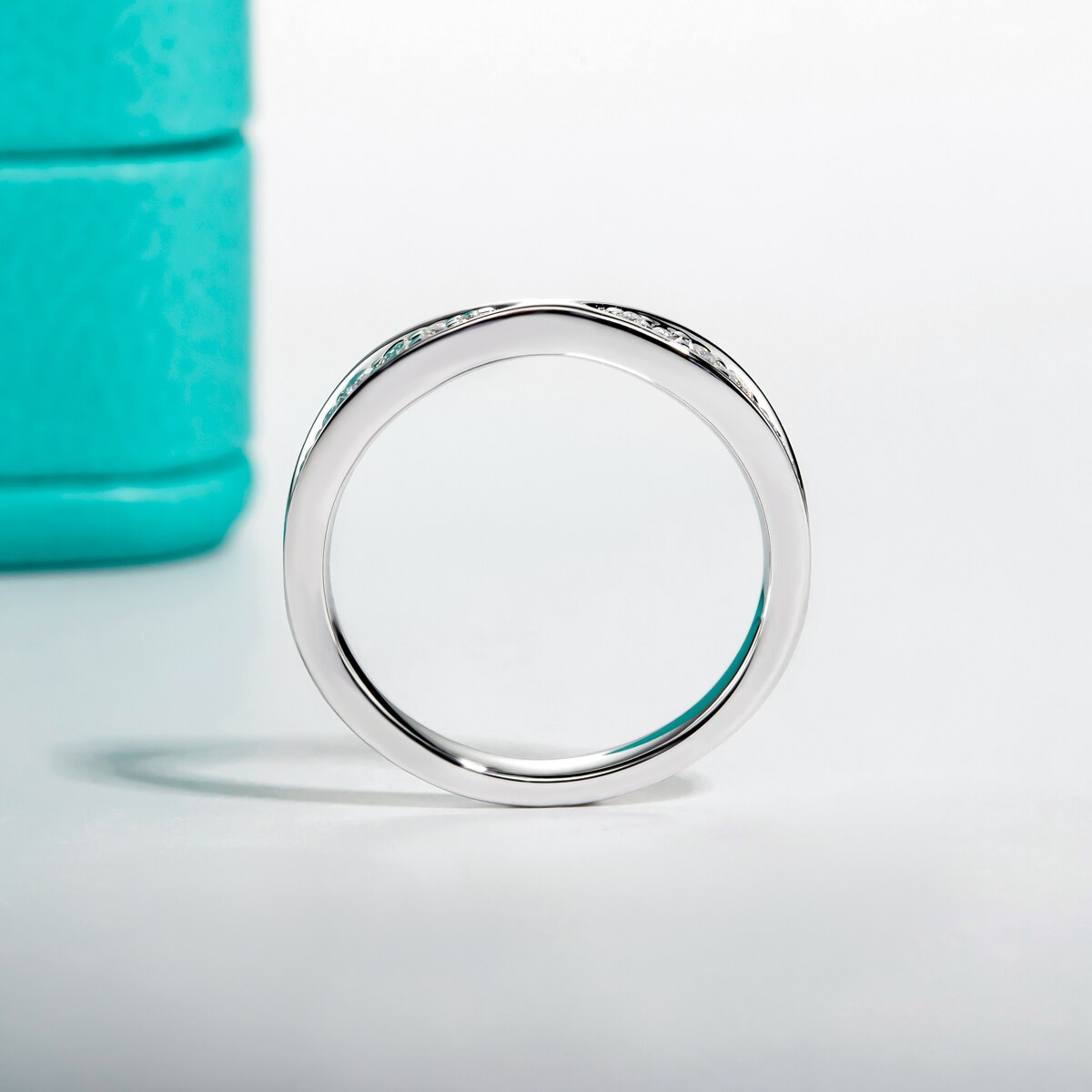 Moissanite Diamond Wedding Band UK