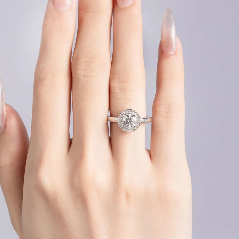 Free Shipping Canada Moissanite Diamond Ring