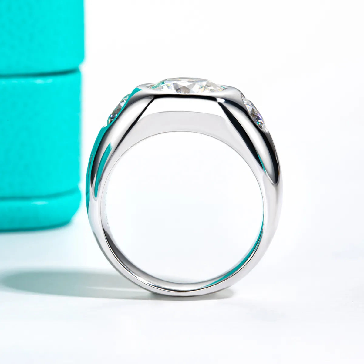 Moissanite Ring Mens Holloway Jewellery