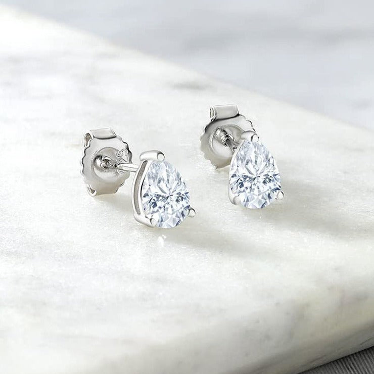 Moissanite Diamond Stud Earrings Holloway Jewellery NZ