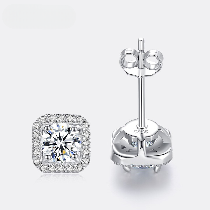 Stud Moissanite Diamond Earrings NZ