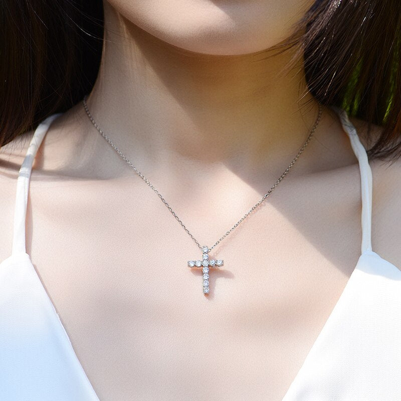 Sterling Silver Cross Necklace NZ