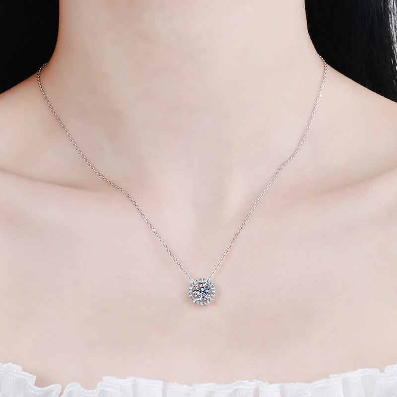 Moissanite Jewellery Necklace Pendant Australia UK
