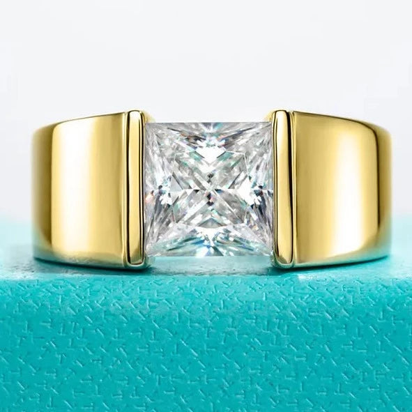 3ct moissanite ring mens