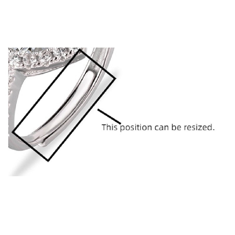 Resizable Moissanite Diamond Ring Australia