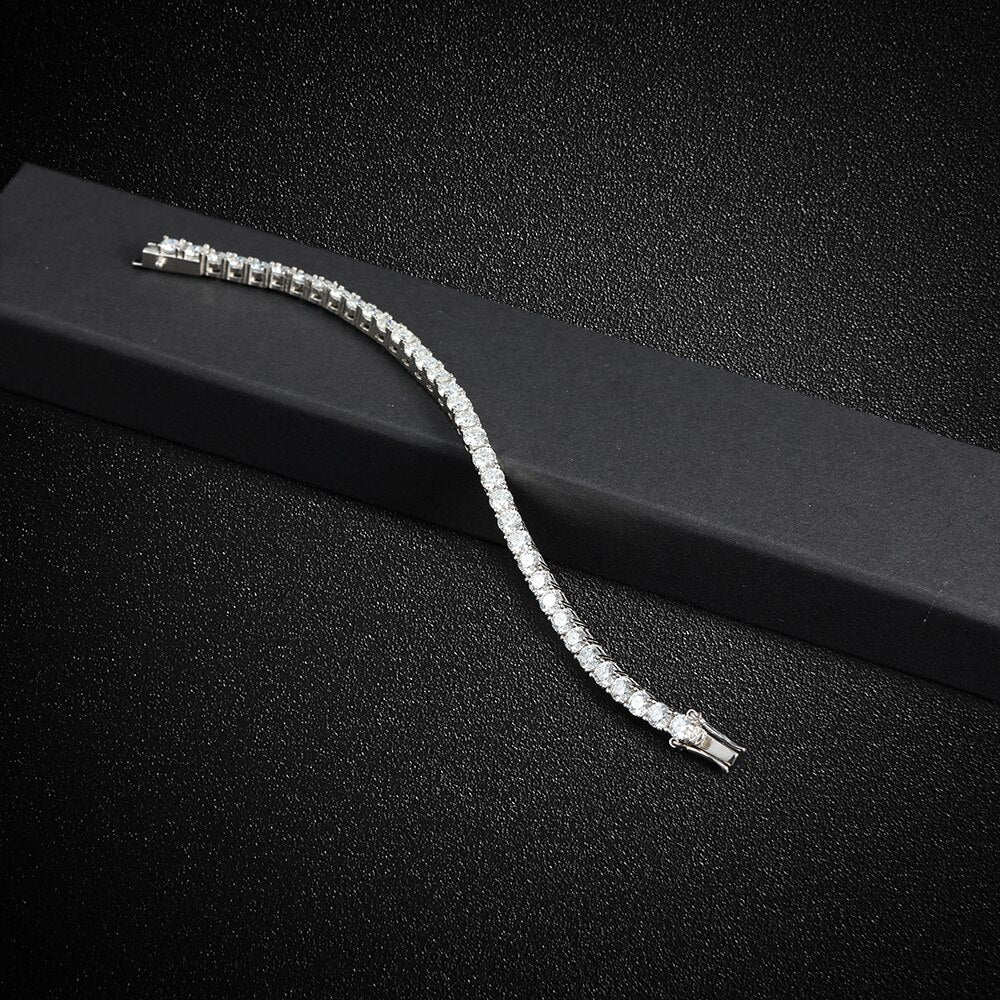 Moissanite Diamond Tennis Bracelet UK
