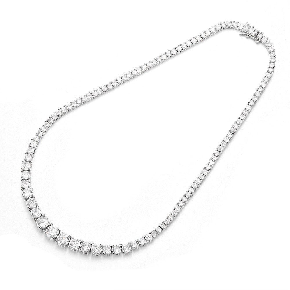 Moissanite Tennis Womens Necklace