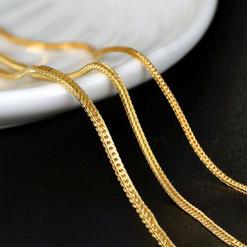 Golden Sterling Silver Necklace New Zealand