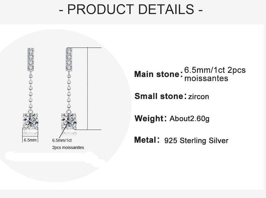 Moissanite Earrings NZ Holloway Jewellery