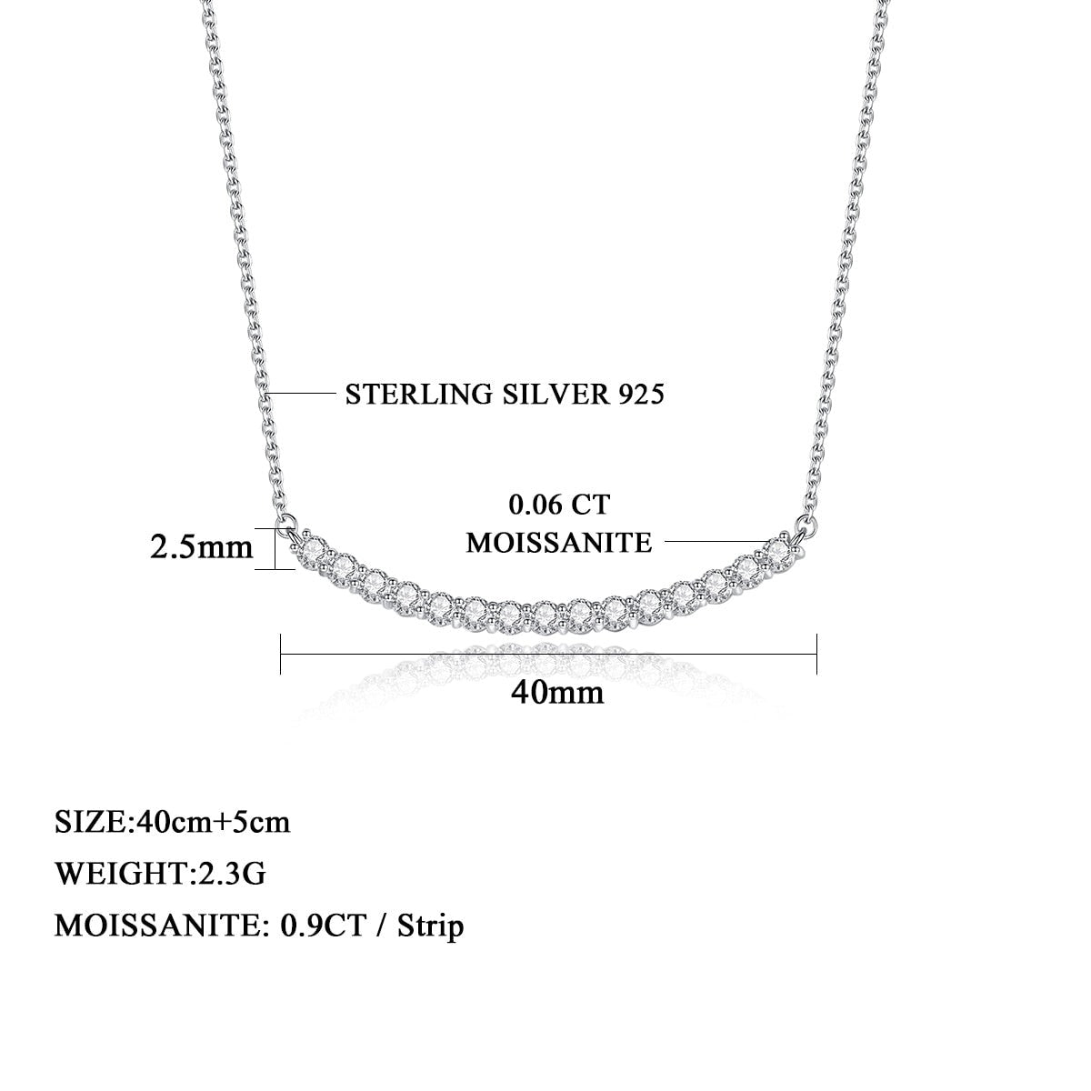 Womens Moissanite Diamond Necklace Australia