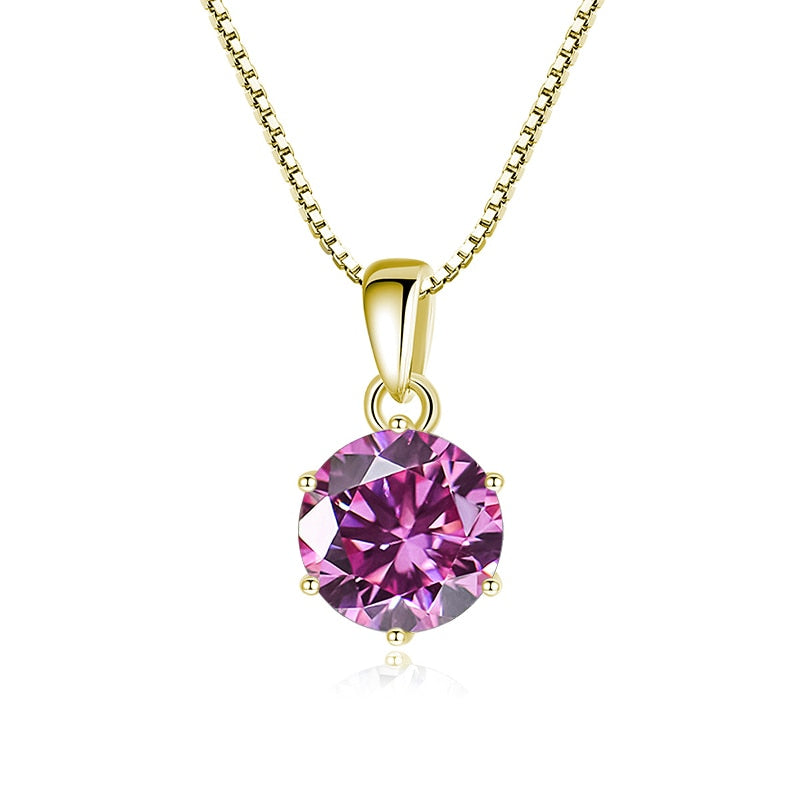 1 Carat Moissanite Diamond Pendant NZ