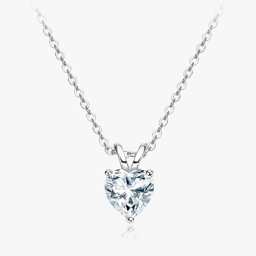 heart pendant necklace womens