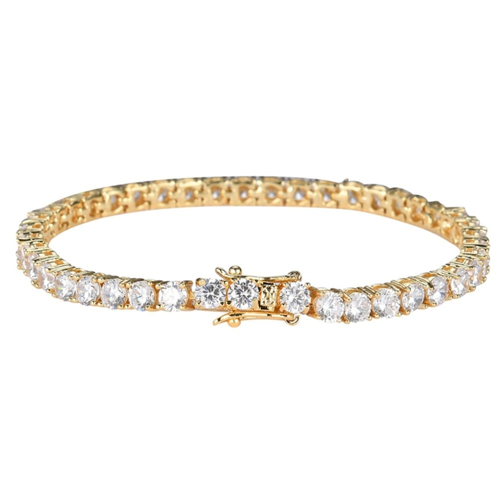 Womens Moissanite Diamond Sterling Silver Bracelet UK