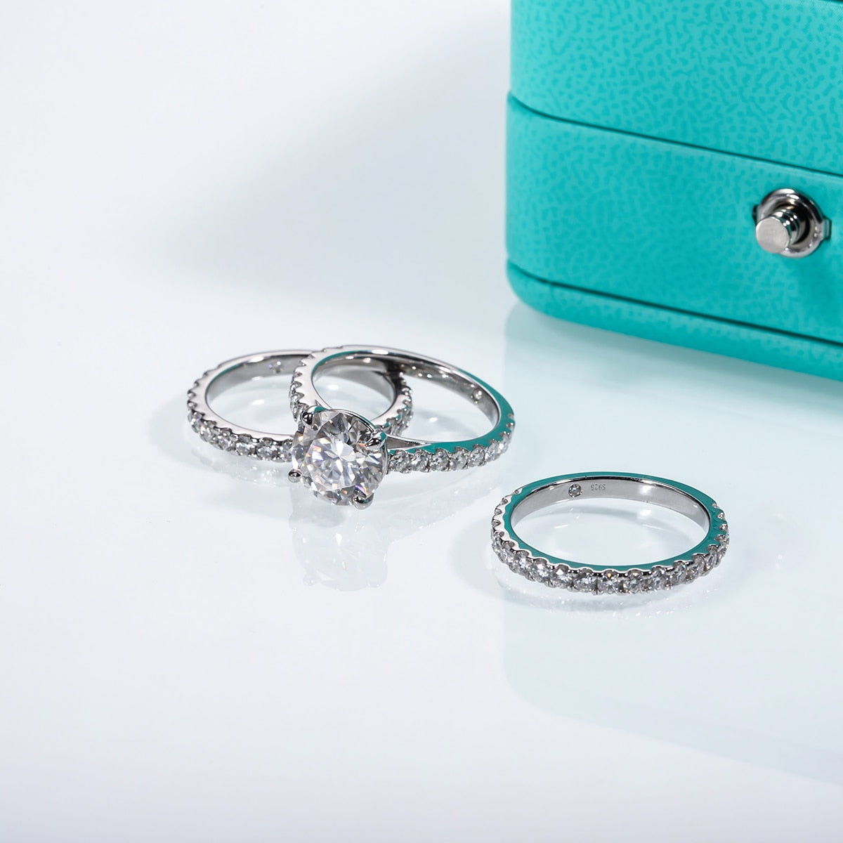 Moissanite Diamond Ring Set New Zealand