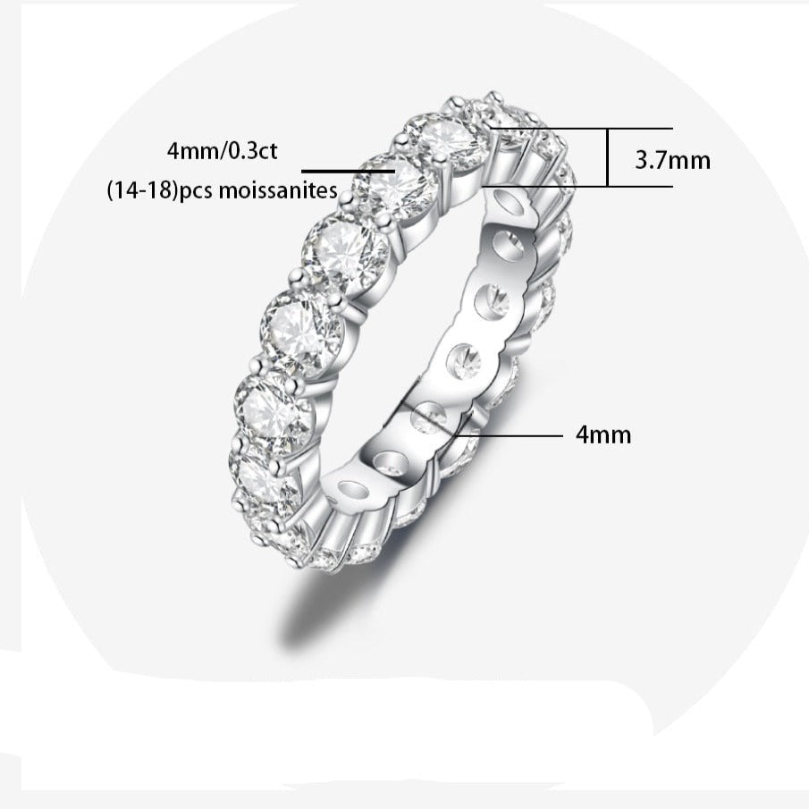 Moissanite Wedding Band New Zealand